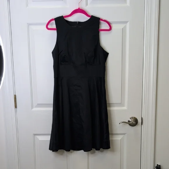 French Connection Navy Sleeveless A-Line Mini Dress French Connection Navy Sleeveless A-Line Mini Dress